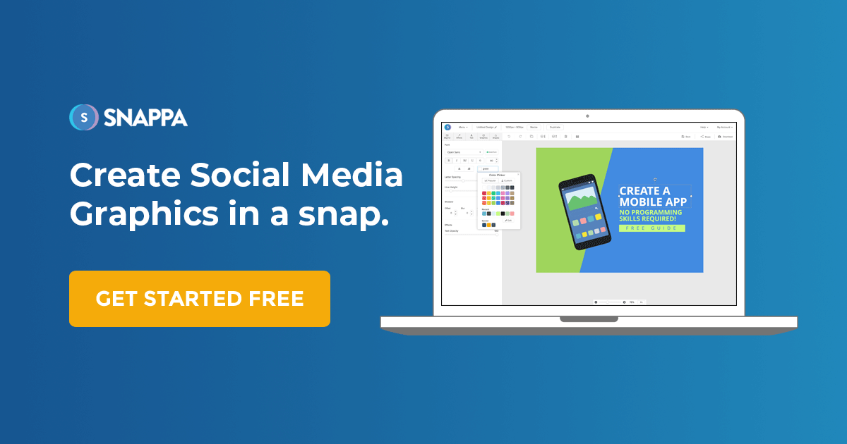 create social media graphics